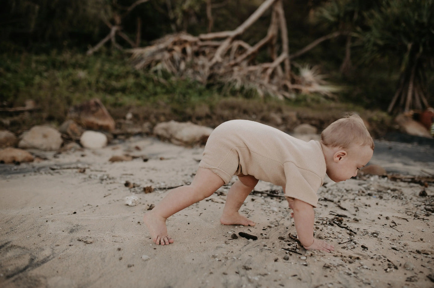 Knitted Jumpsuit - Sand - Sown