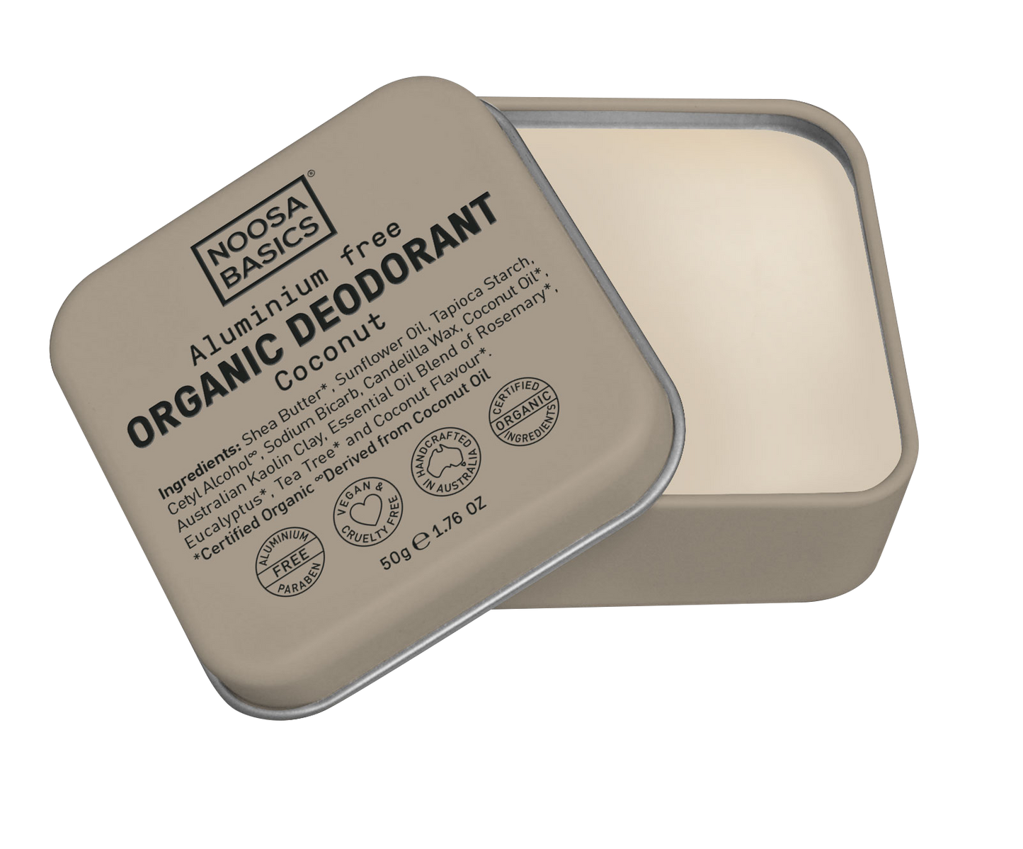 Deodorant Tin - Coconut 50g - Sown