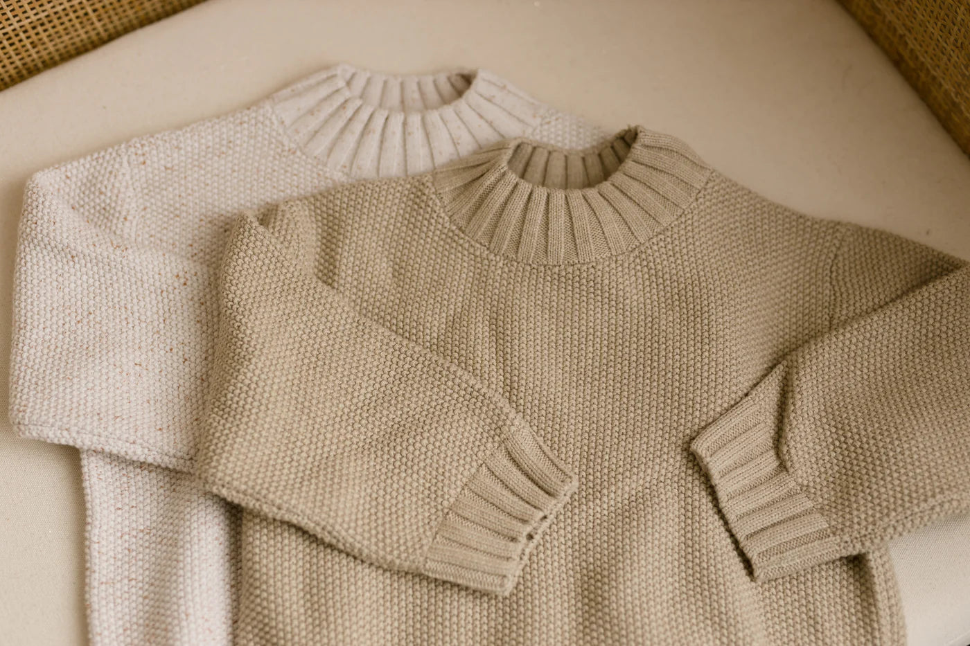 Caramel Chunky Knit Jumper - Sown