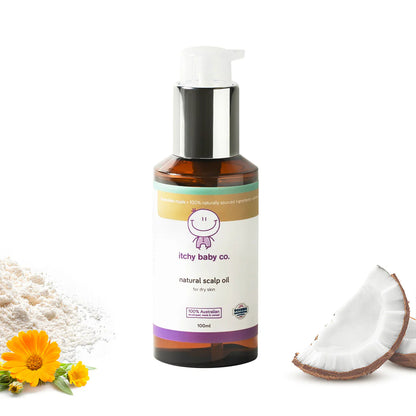 Itchy Baby Co Natural Scalp Oil 100ml Bottle Itchy Baby Co