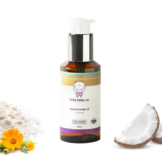 Itchy Baby Co Natural Scalp Oil 100ml Bottle Itchy Baby Co