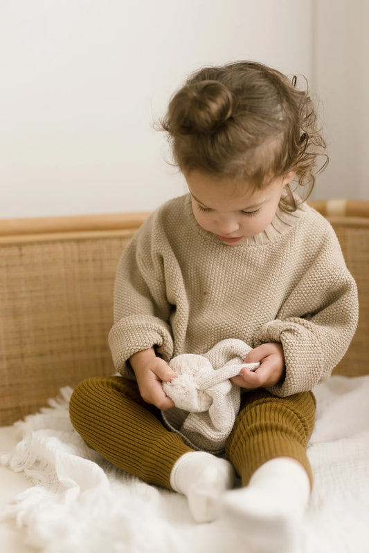 Caramel Chunky Knit Jumper - Sown