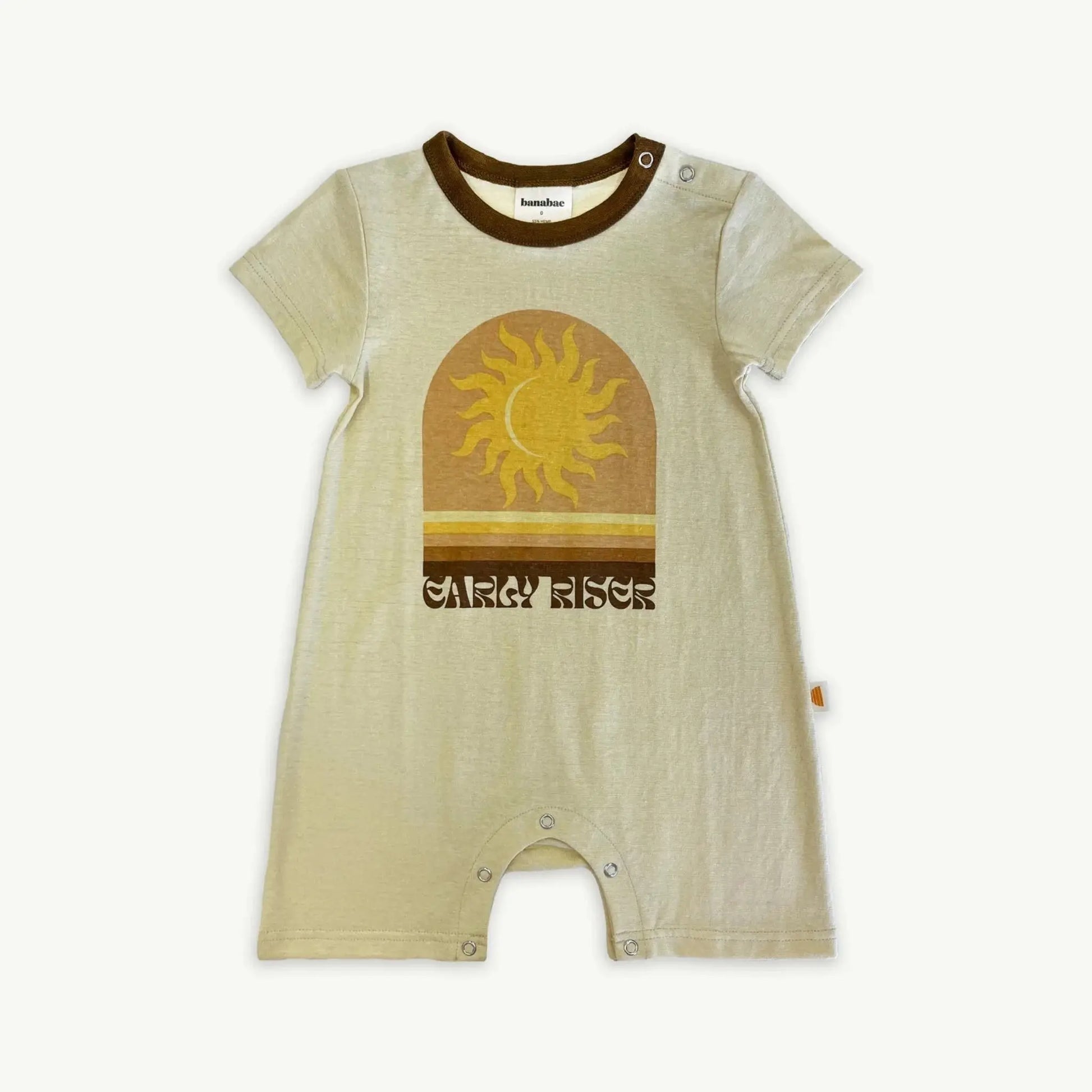 Early Riser Hemp/ Organic Cotton Playsuit - Sown