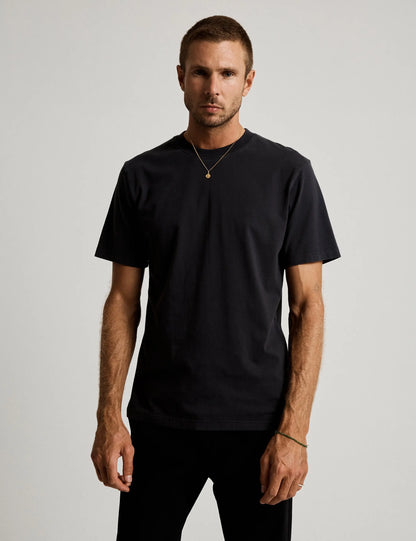 Fair Trade Heavy Weight Tee - Washed Black - Sown