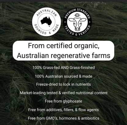 Organic Grass Fed Kidney Capsules Cell Squared