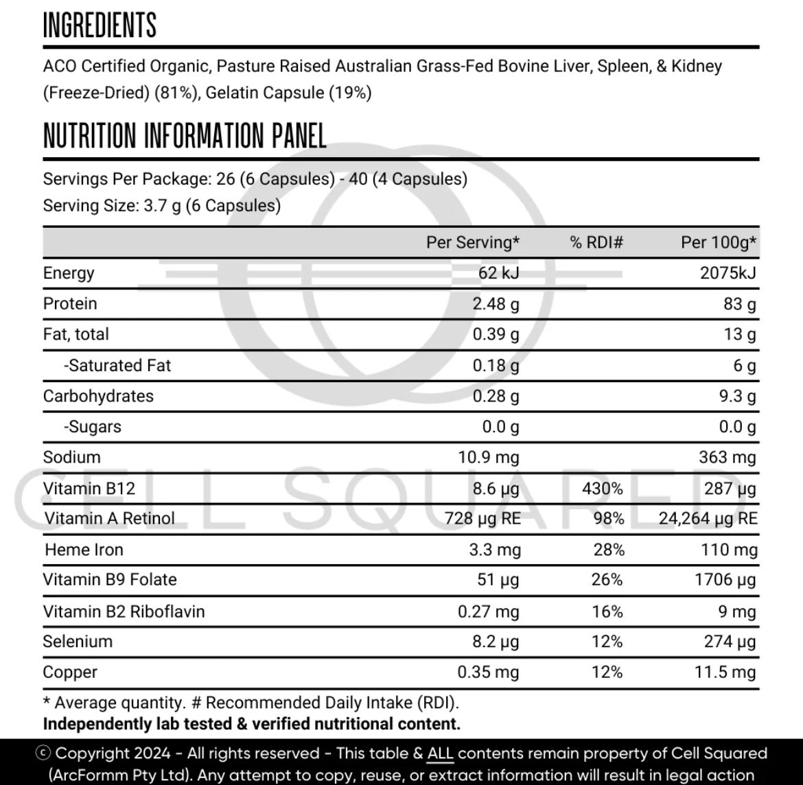 Men’s Innate Energy Cell Squared