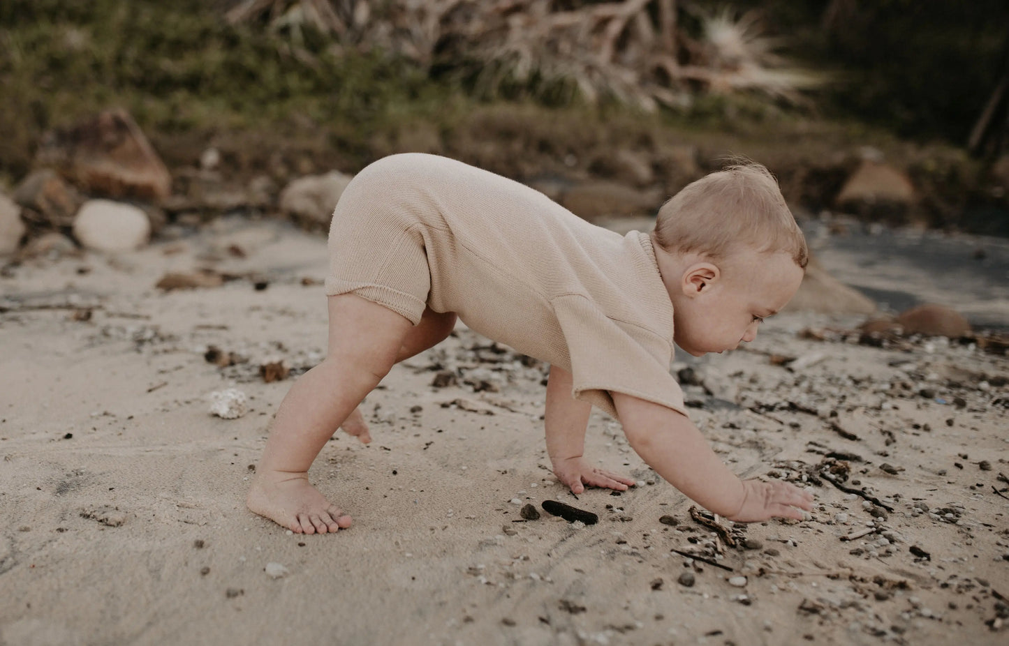 Knitted Jumpsuit - Sand - Sown