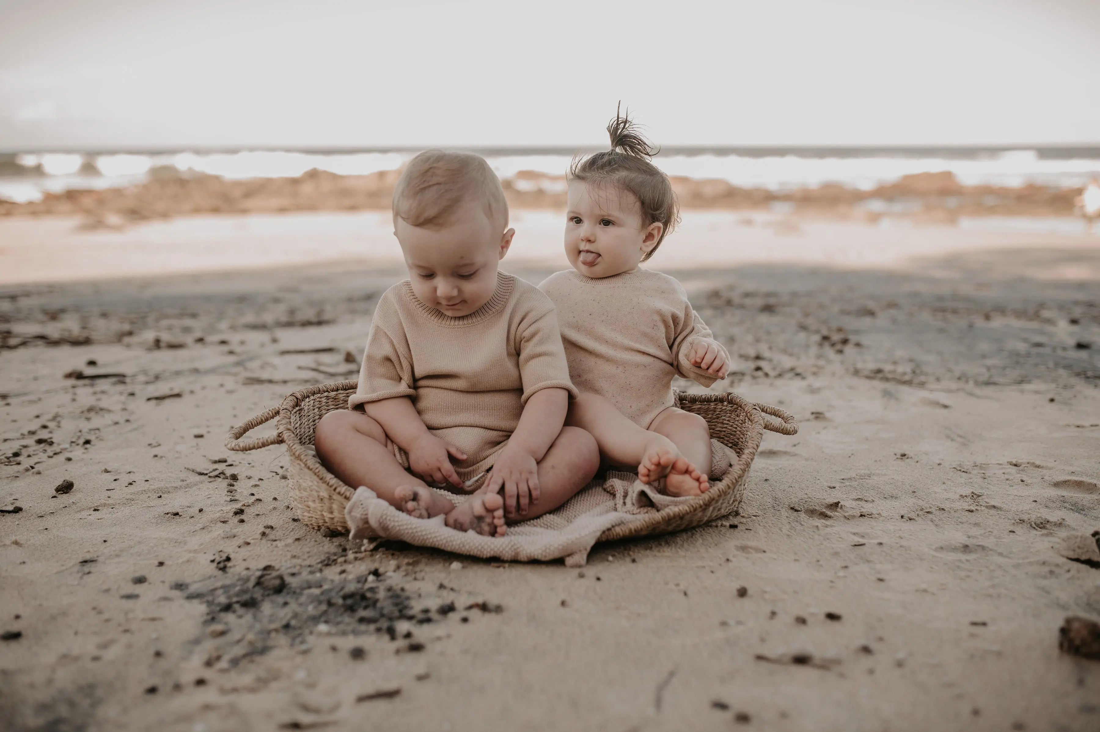 Knitted Jumpsuit - Sand - Sown