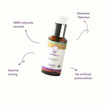 Itchy Baby Co Natural Scalp Oil 100ml Bottle Itchy Baby Co
