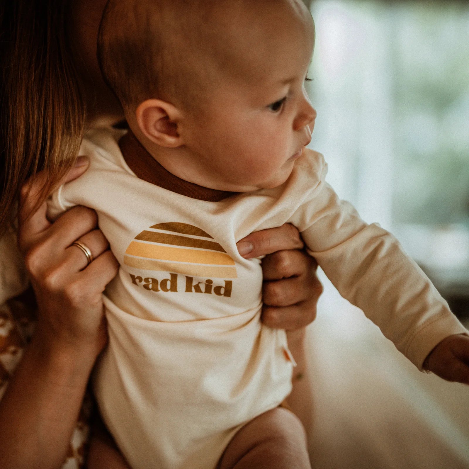 Rad Kid Classic Long Sleeve Organic Cotton Onesie - Sown