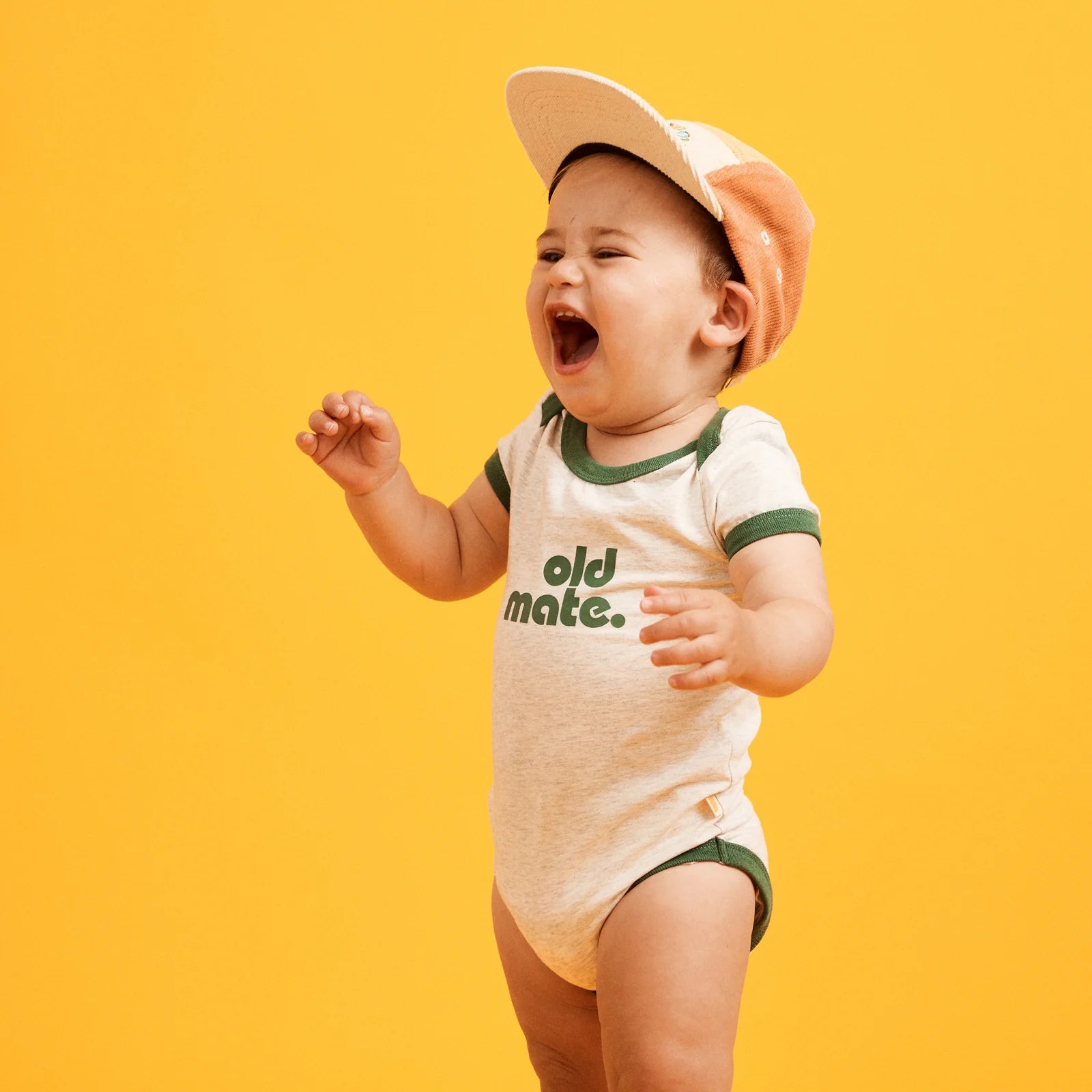 Old Mate Organic Cotton Onesie - Sown