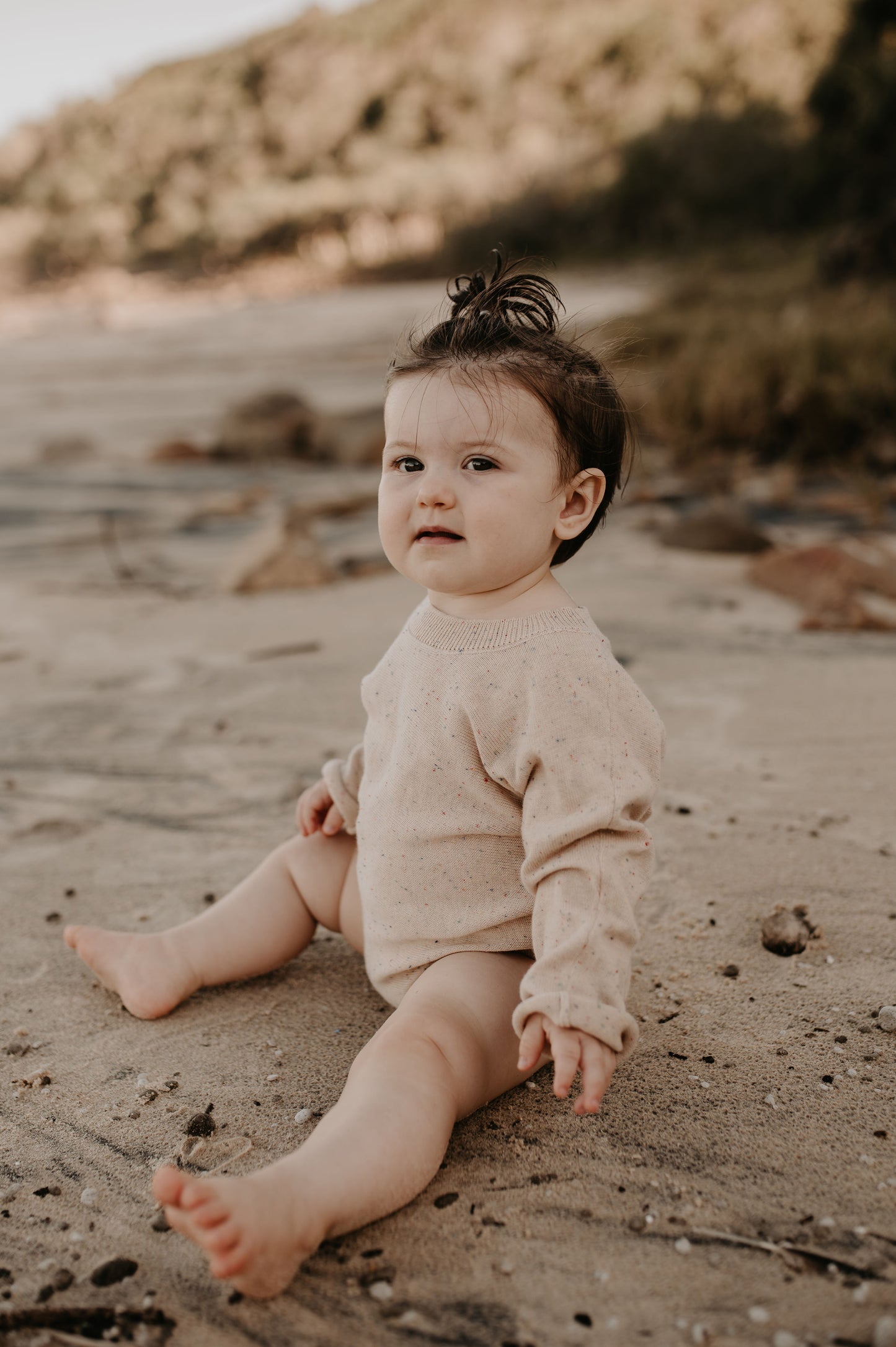 Speckled Knit Romper - Sown