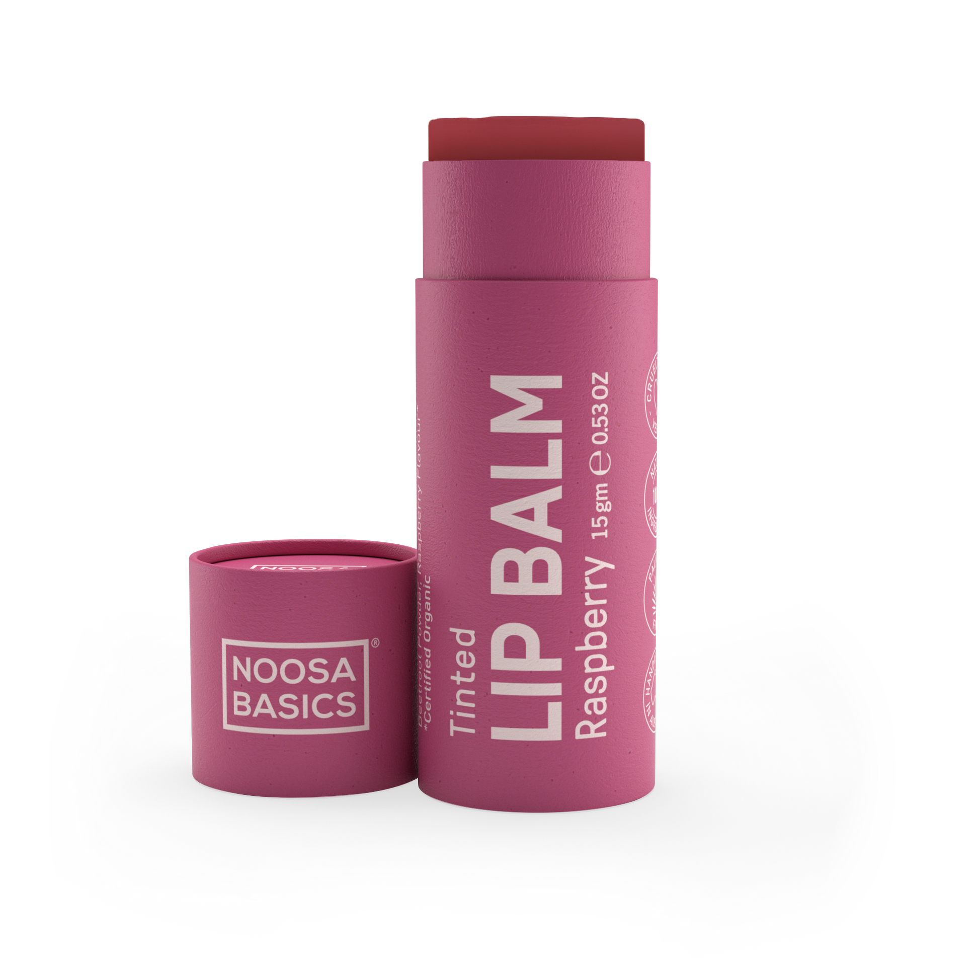 Organic Lip Balm Raspberry 15g - Sown